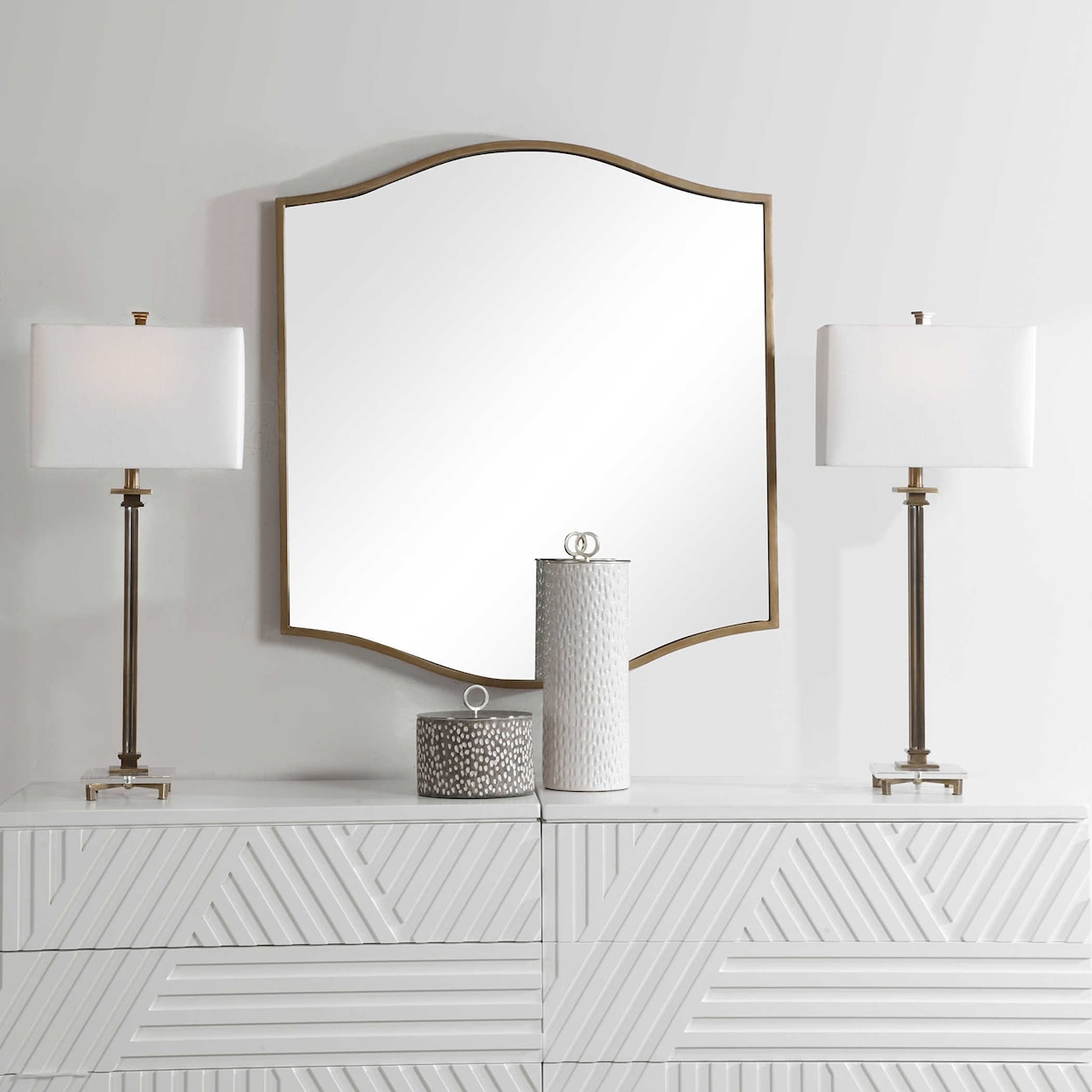 Uttermost Mirrors Cerise Gold Mirror