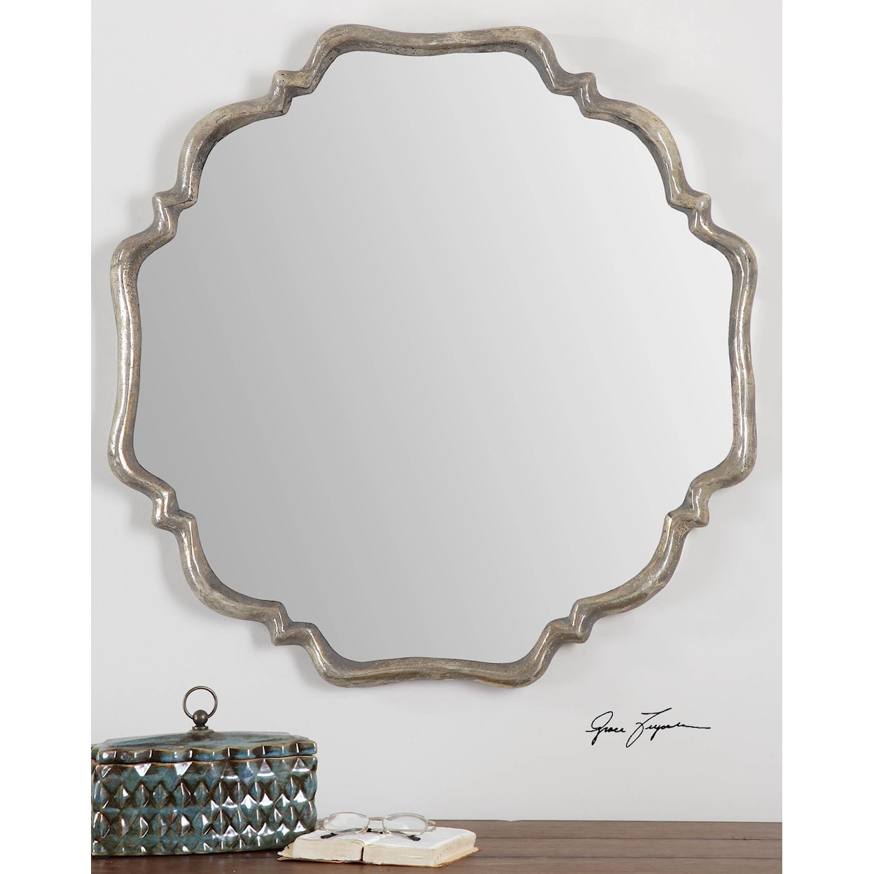 Uttermost Mirrors Valentia Silver Mirror