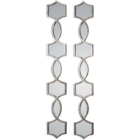 Vizela Metal Mirrors Set of 2