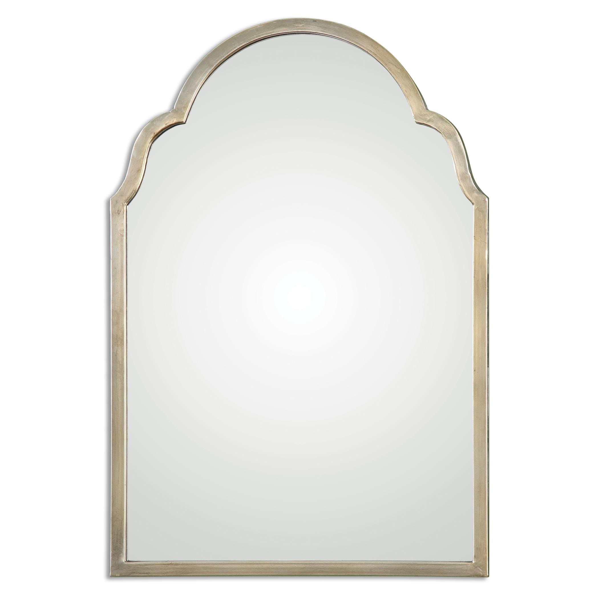 Uttermost Arched Mirrors Brayden Petite Silver Arch Mirror Adcock  Furniture Mirrors Wall