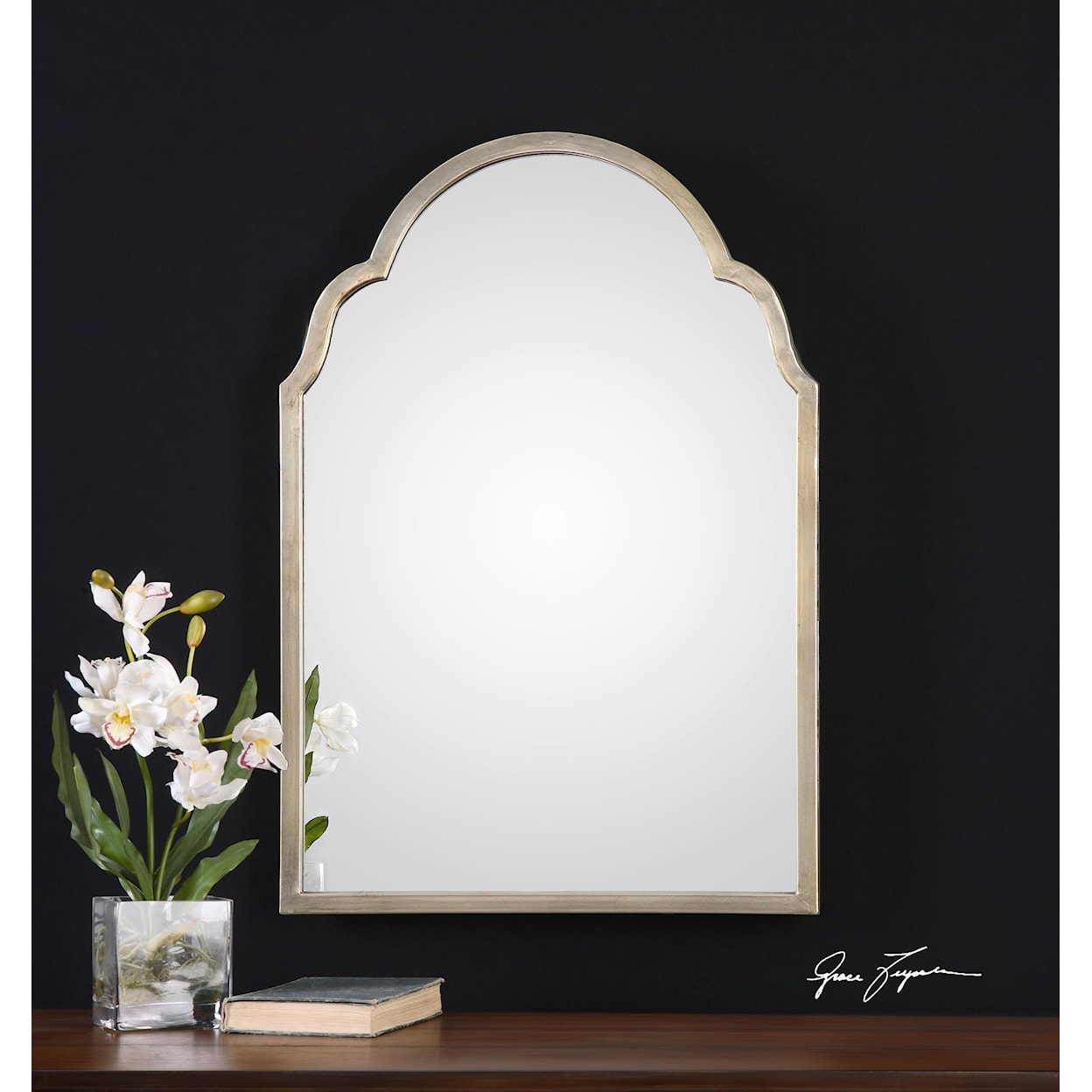 Uttermost Arched Mirrors Brayden Petite Silver Arch Mirror