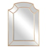 Uttermost Arched Mirror Francoli Gold Arch Mirror