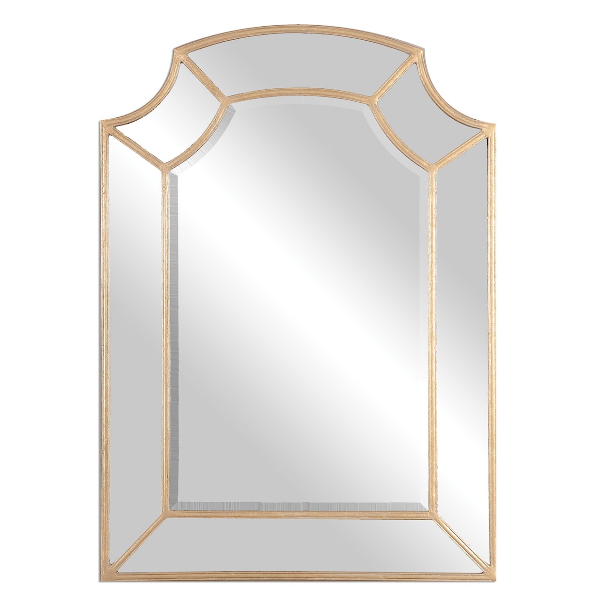 Uttermost Arched Mirror Francoli Gold Arch Mirror