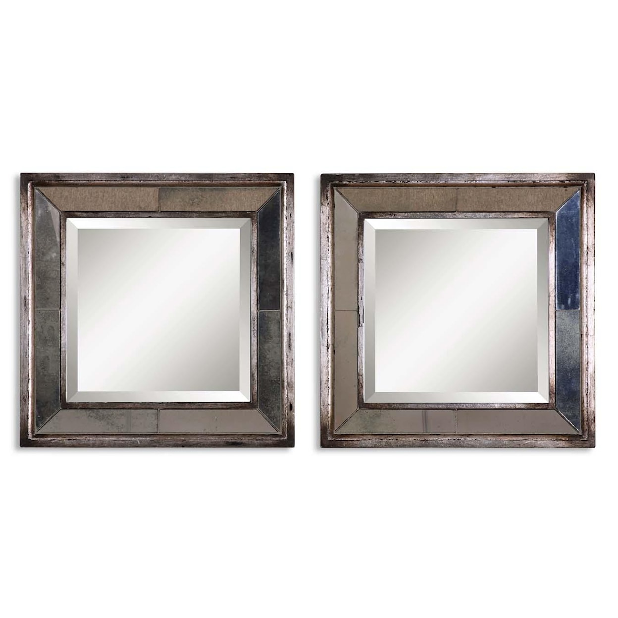 Uttermost Mirrors Davion Squares Set of 2