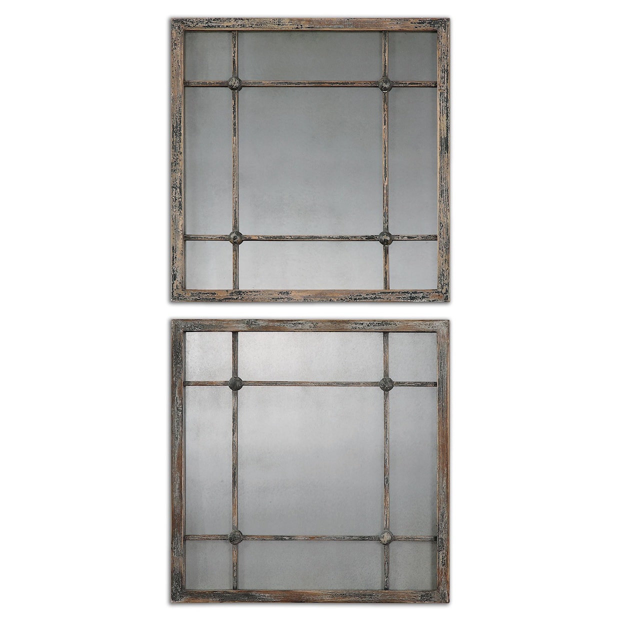 Uttermost Mirrors Saragano Square Mirrors Set of 2