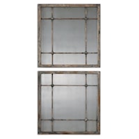 Saragano Square Mirrors Set of 2