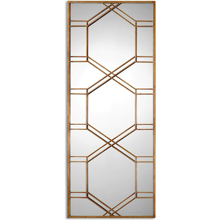 Kennis Gold Leaf Leaner Mirror