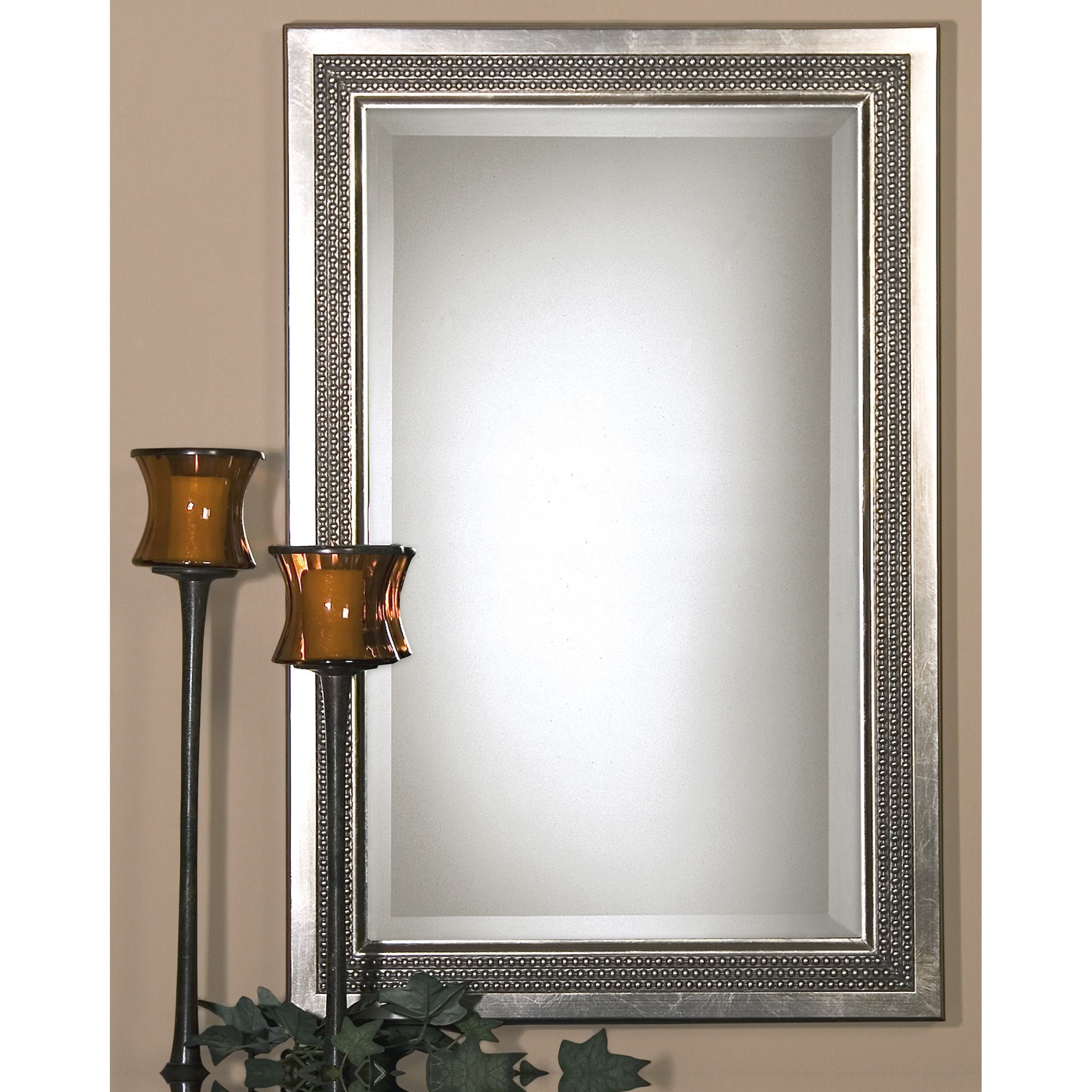 Uttermost Mirrors Triple Beaded, Vanity Mirror