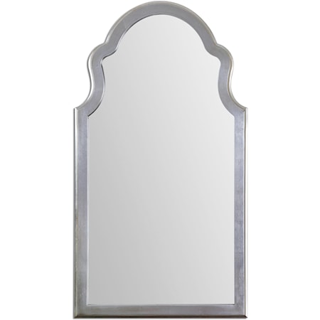 Brayden Arched Silver Mirror