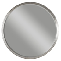 Serenza Round Silver Mirror