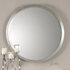 Uttermost Mirrors - Round Serenza Round Silver Mirror