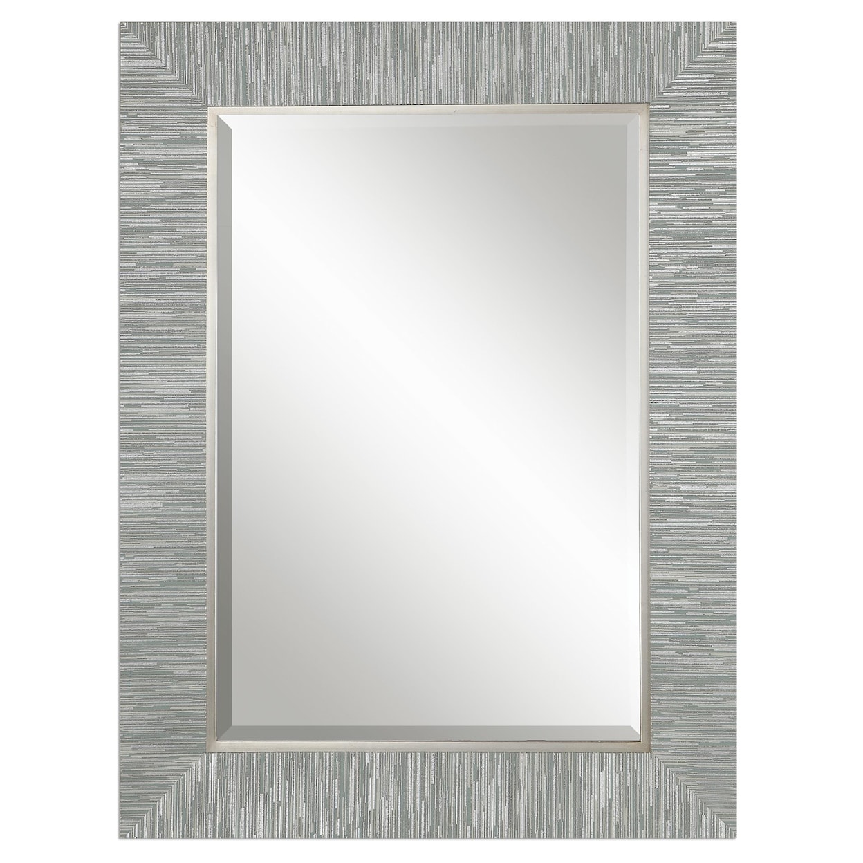 Uttermost Mirrors Belaya Gray Wood Mirror