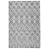 Uttermost Rugs Sieano Gray-Ivory 5 x 8 Rug