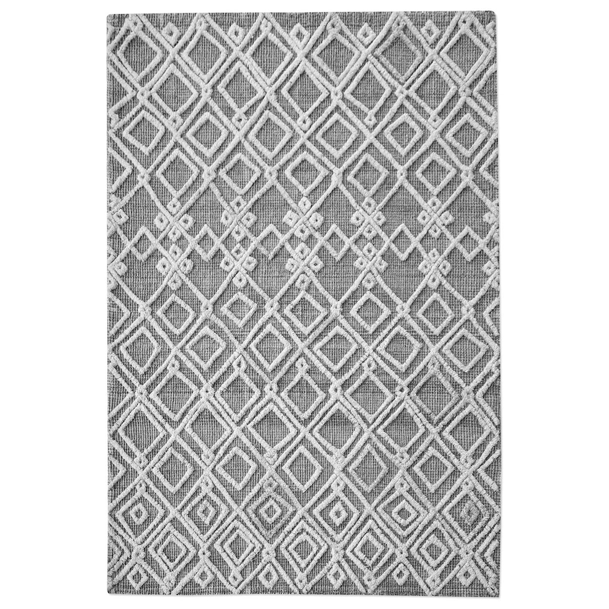 Uttermost Rugs Sieano Gray-Ivory 8 x 10 Rug