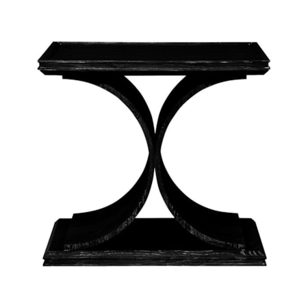 Strathmore End Table with Winded Black Oak Finish