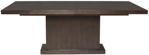 Casual Single Pedestal Dining Table