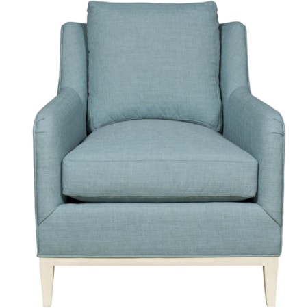 Contemporary Chair with Tapered Feet