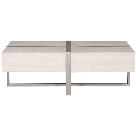 Stone Veneer Cocktail Table