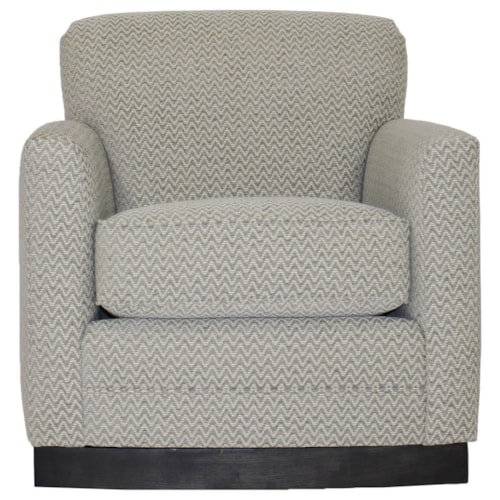 Paris Swivel Chair with Track Arms