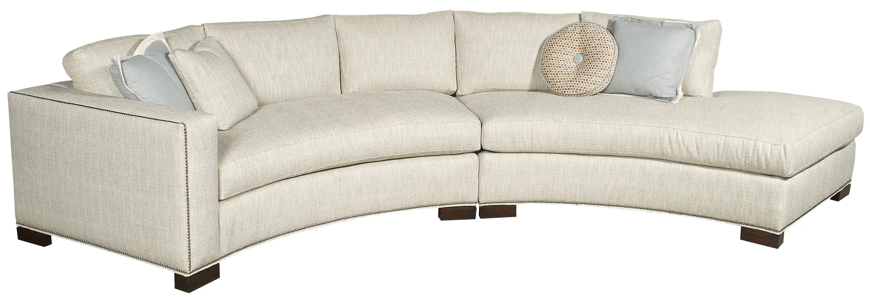 Vanguard Furniture Michael Weiss W180-LAJ+W180-RG Curved One Arm ...
