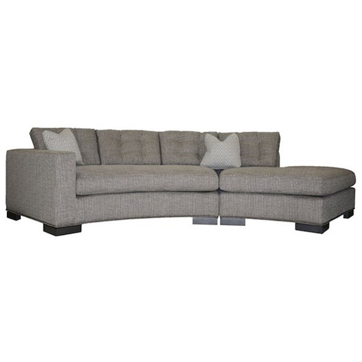 Vanguard Furniture Michael Weiss Transitional Loveseat with Chaise