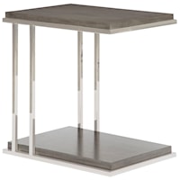 Phipps End Table with Metal Base