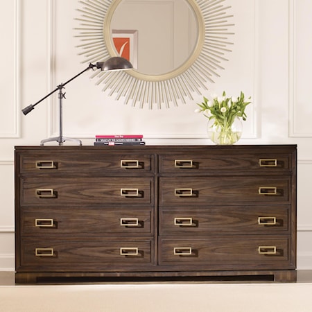 Bromeley Customizable Double Drawer Chest