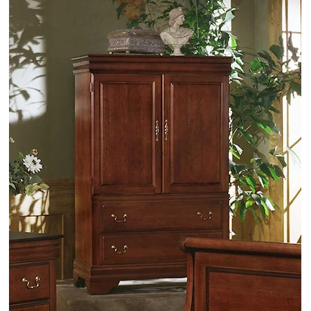 Traditional Armoire and Entertainment Center