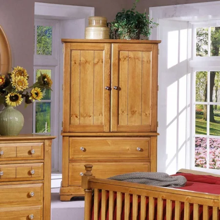 2 Door, 2 Drawer Armoire / Entertainment Center