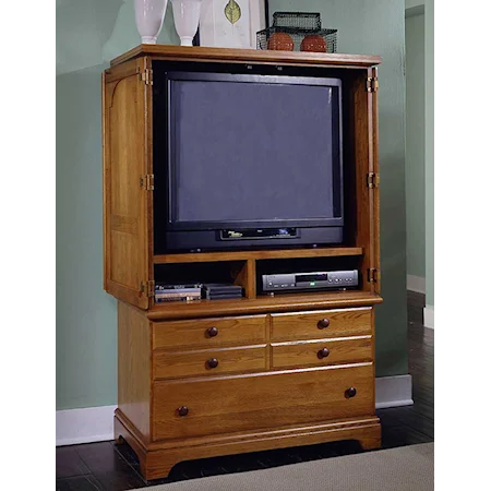 Armoire/Entertainment Center with Two Drawers