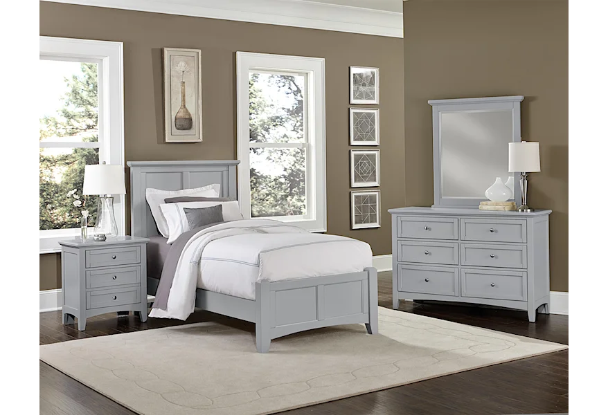 Bonanza Twin Bedroom Group by Vaughan Bassett at Gill Brothers Furniture
