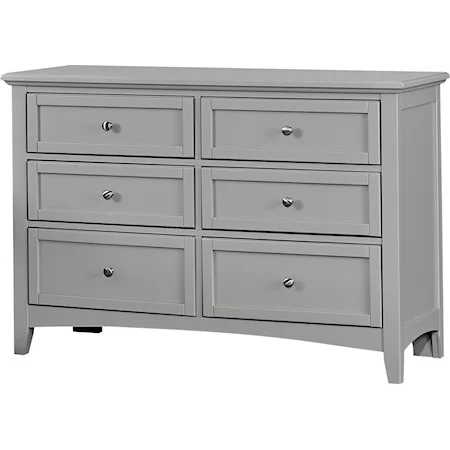 Double Dresser - 6 Drawers