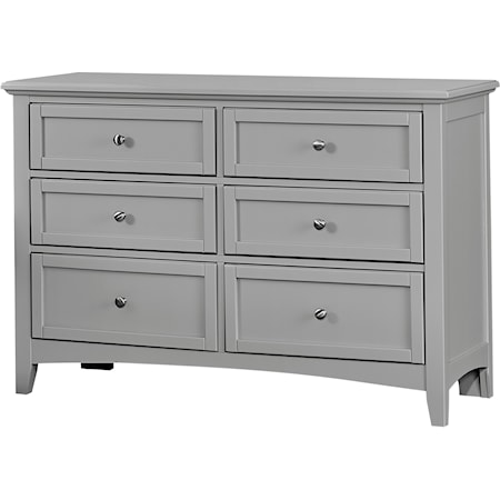 Double Dresser - 6 Drawers