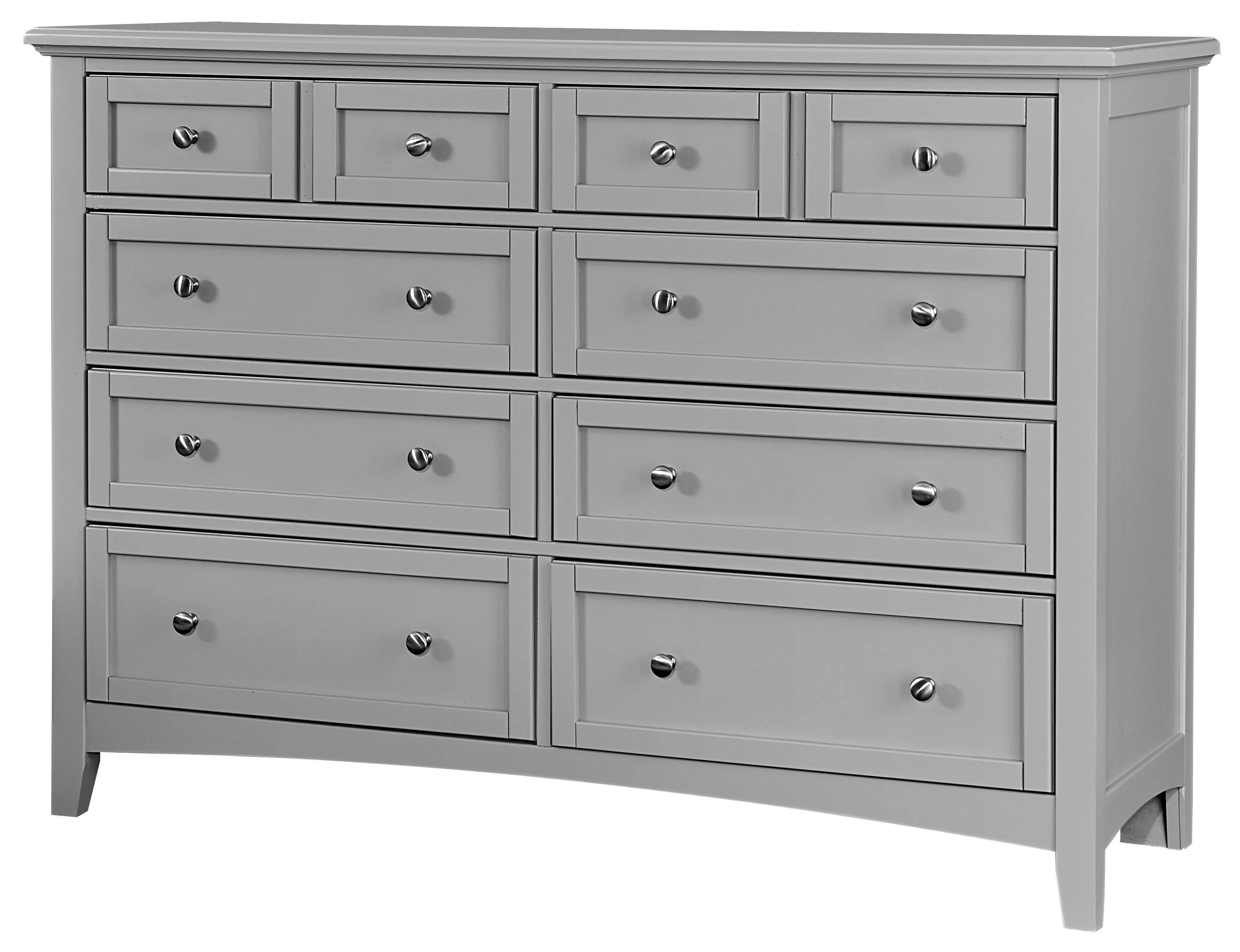 Vaughan bassett bonanza bb26 002 transitional 8 drawer dresser with