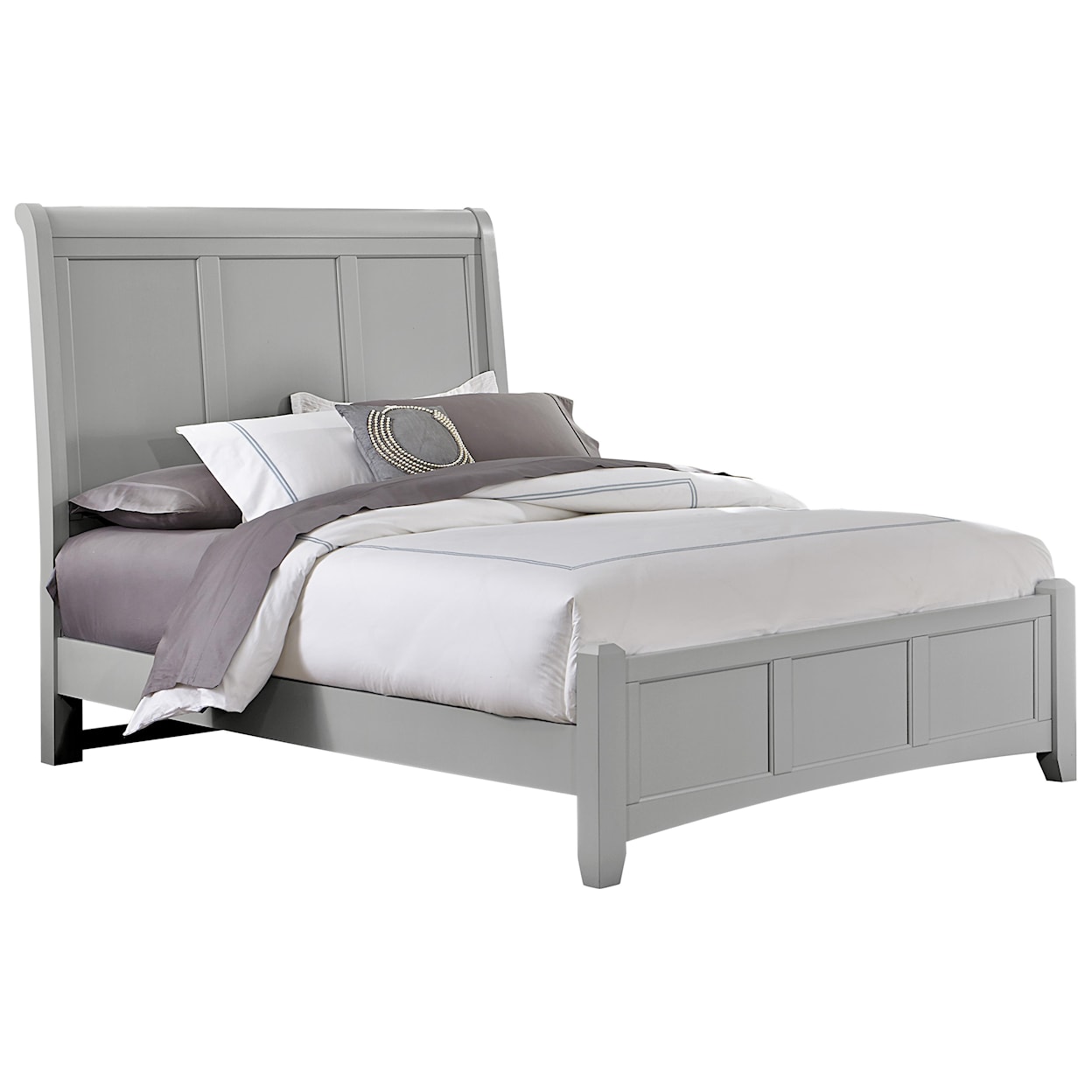 Vaughan Bassett Bonanza King Sleigh Bed with Low Profile Footboard