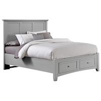 Queen Mansion Storage Bed with 2 Drawers