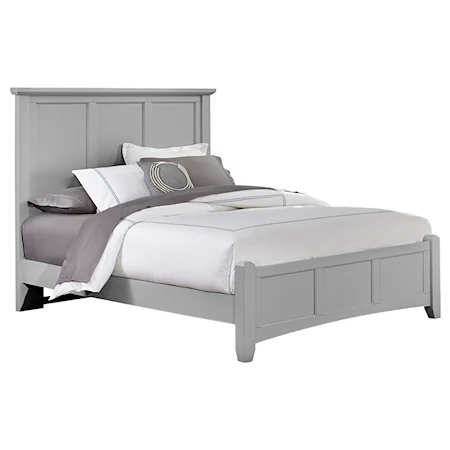 King Mansion Bed with Low Profile Footboard