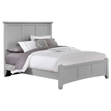 King Mansion Bed with Low Profile Footboard