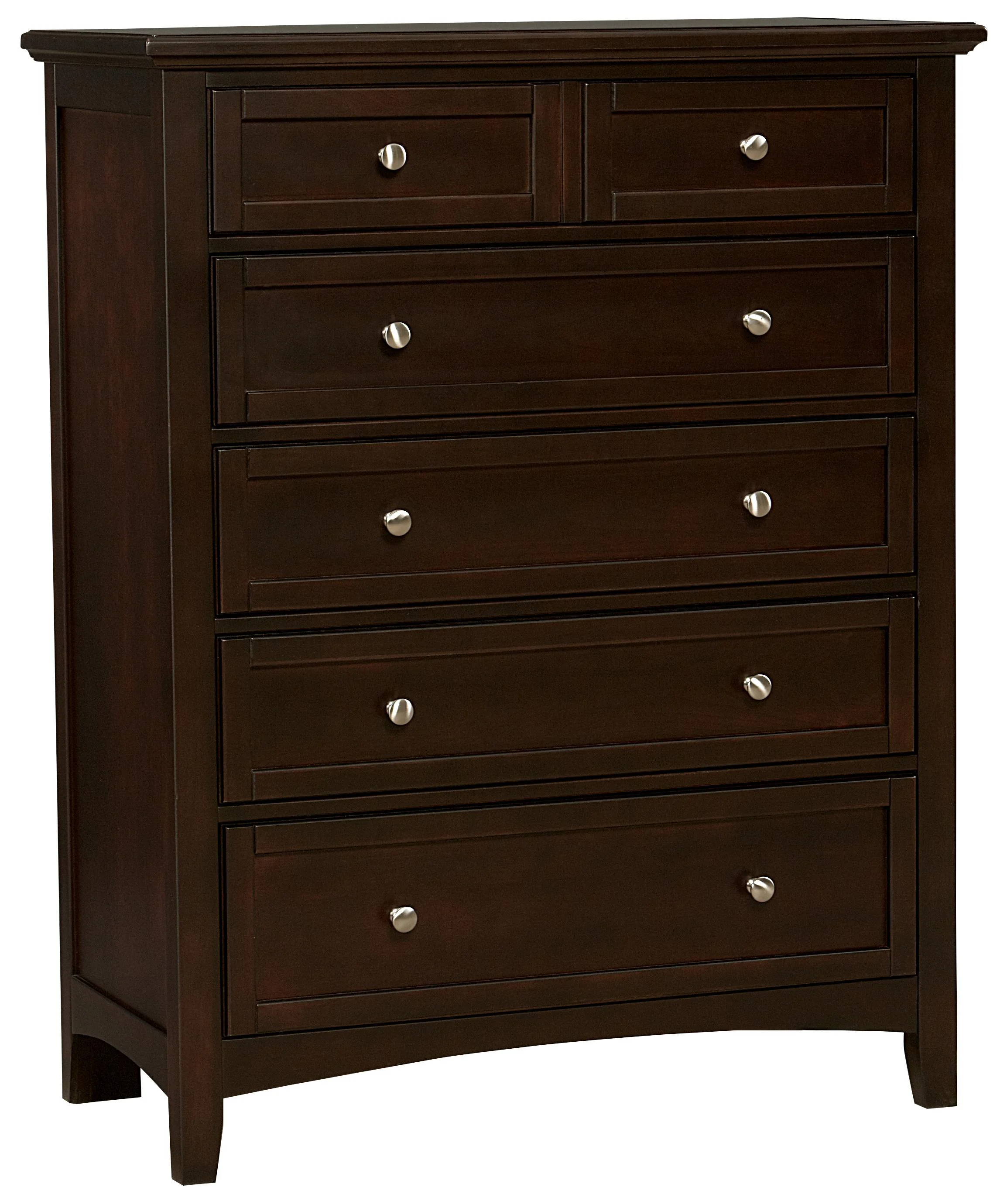 Vaughan Bassett Bonanza 227115453 Casual 5-Drawer Chest | Belfort