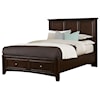 Vaughan Bassett Bonanza Queen Mansion Storage Bed