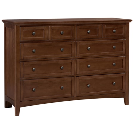 Casual Triple Dresser - 8 Drawers