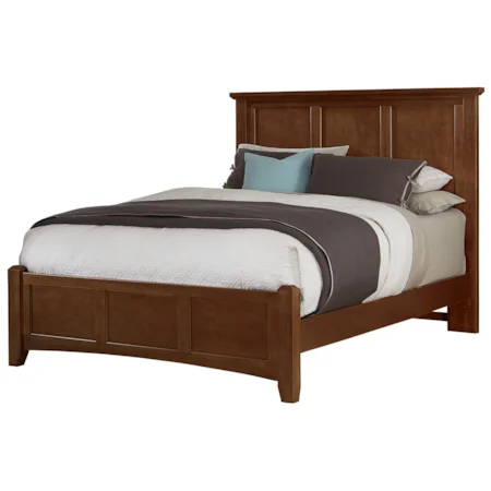 Full Mansion Bed with Low Profile Footboard