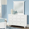 Carolina Bedroom Bonanza Double Dresser & Small Landscape Mirror