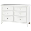 Vaughan Bassett Vaughan Bassett Double Dresser - 6 Drawers