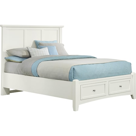 Queen Mansion Storage Bed with 2 Drawers