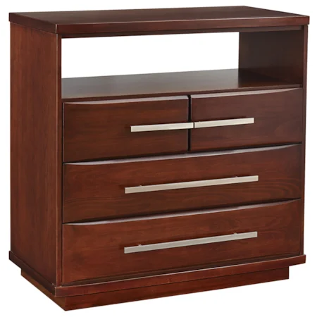 Contemporary Entertainment Center - 4 drawers