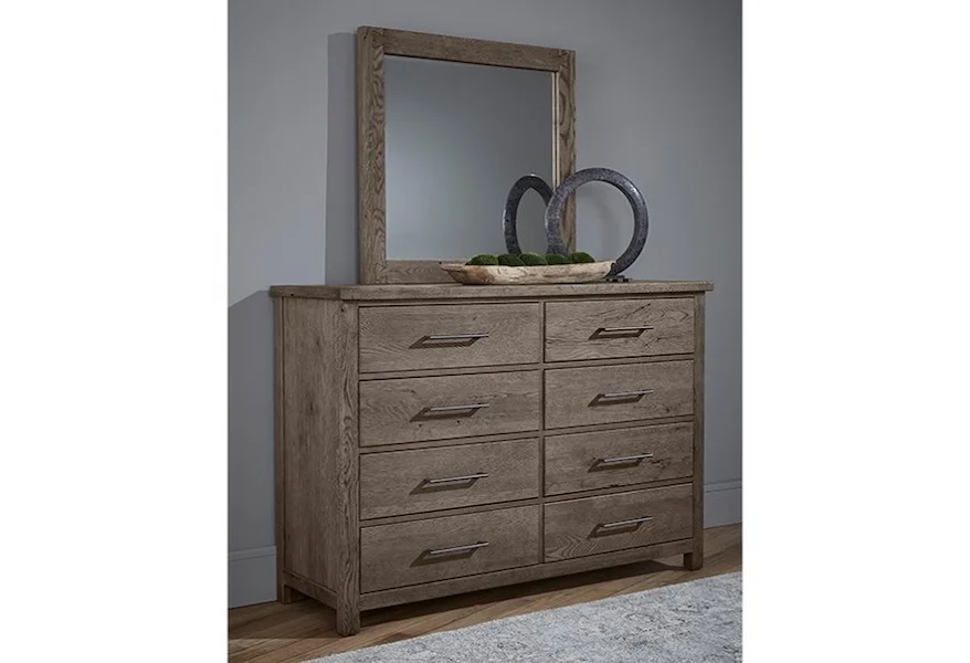 Dovetail - 751 Dresser and Mirror Set by Vaughan Bassett at Johnny Janosik