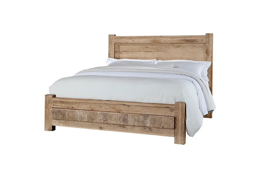 Dovetail - 751 King Low Profile Bed by Vaughan Bassett at Furniture and ApplianceMart