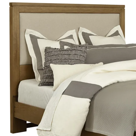 Queen Upholstered Headboard, Base Cloth Linen