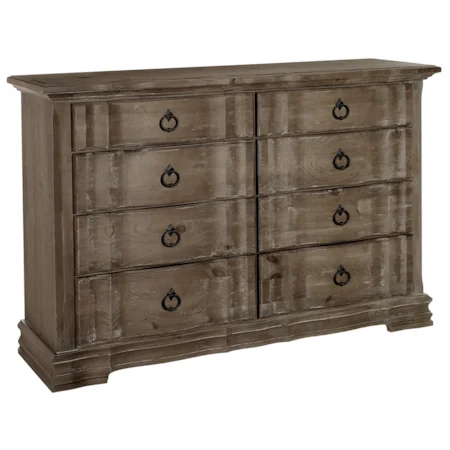 Cottage Style Dresser - 8 Drawers